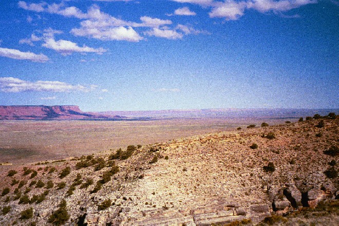 View near the vermillion cliffs