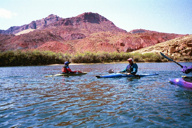 Finally on the water at Lees Ferry