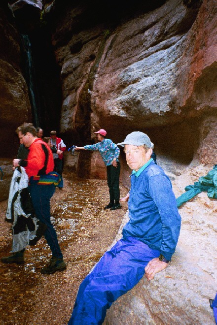 Stan looking pensive at Saddle Canyon