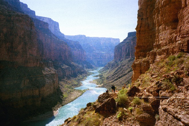 View from the Anasazi Granaries at Nankoweap