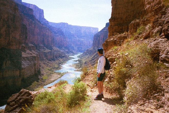 Conor, View from the Anasazi Granaries at Nankoweap