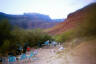 Camp, just above Unkar rapid