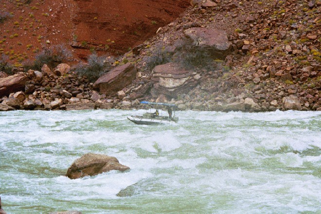 USGS Survey boat, Hance rapid