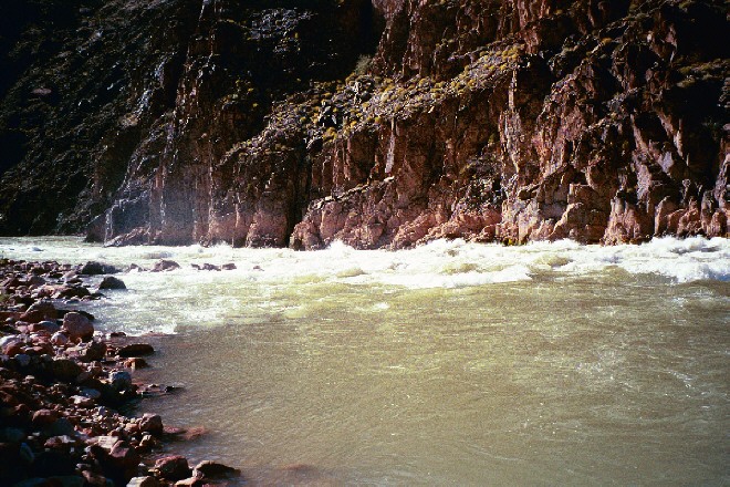 Granite rapid in the evening