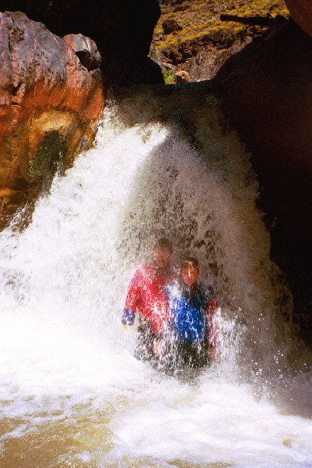 Conor and Lisa at Shinumo creek