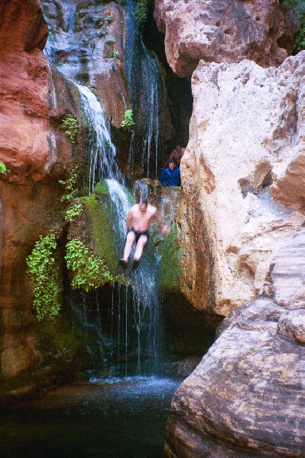 Mark(?) jumping at Elves Chasm
