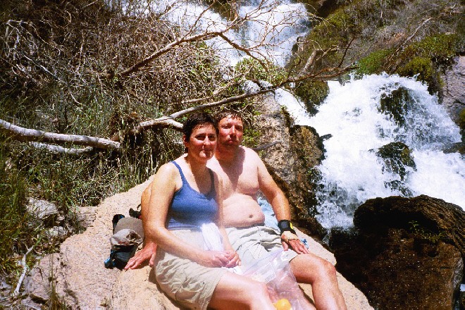 Jen and Tim at Thunder river