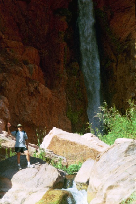 Jon at Deer creek falls