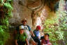 Finding some shade in deer creek - Lisa, Conor, Mark and Kath