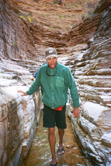 Franco in Matkatamiba canyon