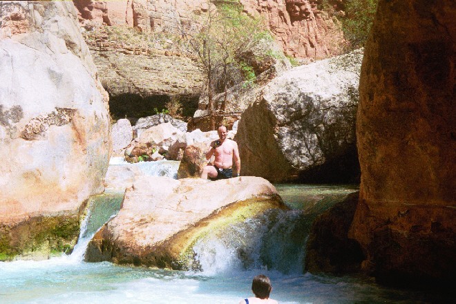 Mark at Havasu creek