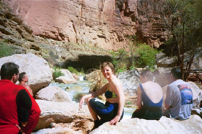 Lisa at Havasu creek