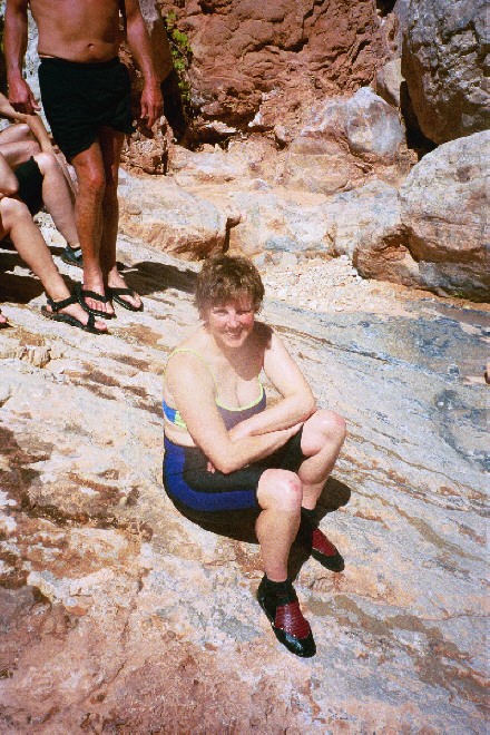 Lisa at Havasu creek
