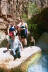 Kath, Smitty, Mark, Lisa, and Jen, at Havasu creek