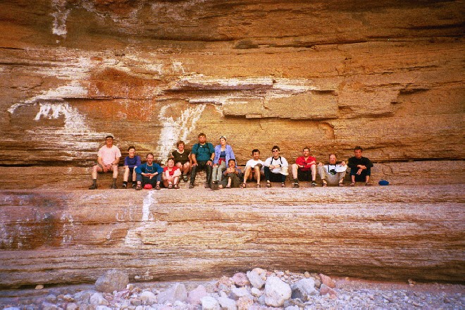 Group photo in Fern Glen