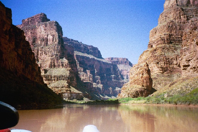 View from the raft