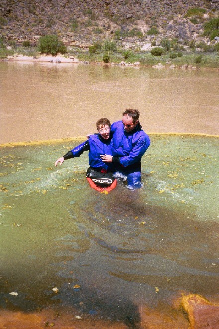 Mark and Kath at the pumpkin spring