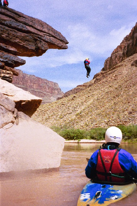 Conor at the jumping rock