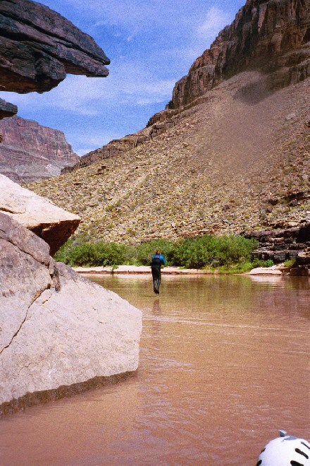 Tim at the jumping rock