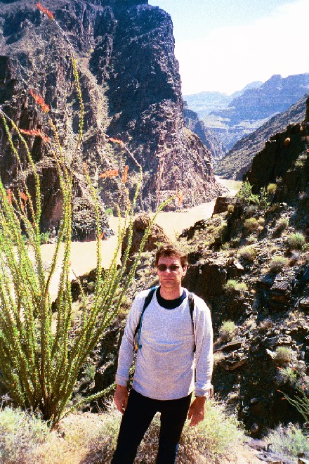 Conor at Travertine canyon