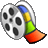 icon of a video