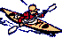 icon showing a paddler